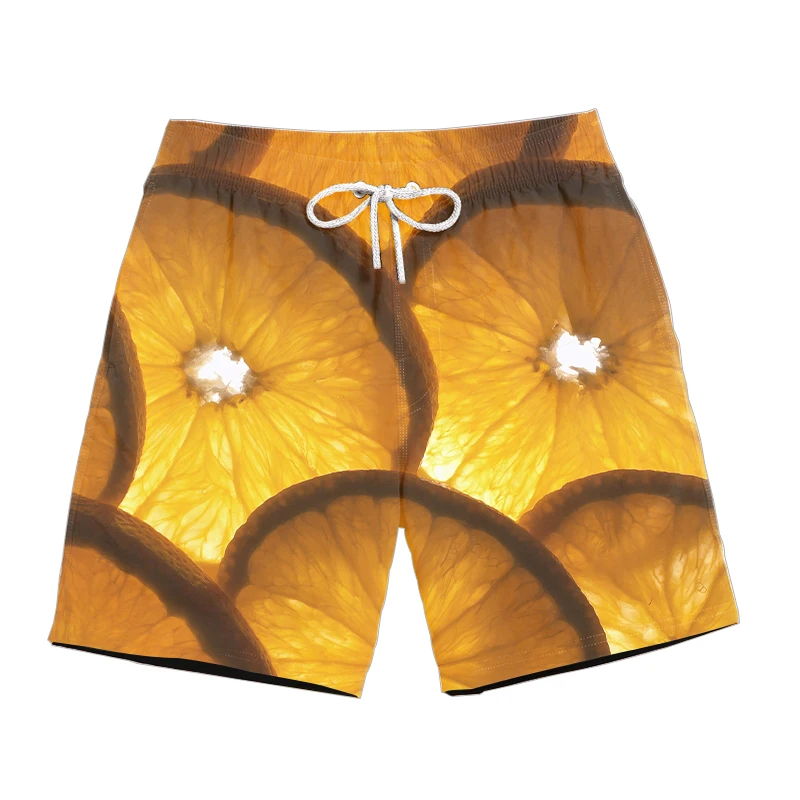 ZLC-DK-CD06 summer new style Fashion shorts food Banana /apple / orange bokeh Print 3d Casual Men Women Shorts Cool Casual shorts - Цвет: ZLC-DK-CD06