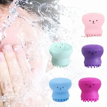 

Washing Brush Face Brush Silicone Facial Cleansing Brush Makeup Brush Massage Brush Cleansing Instrument Skin Care