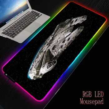

Mairuige Star Wars Oversize Glowing Led RGB USB Mouse Pad Gaming Large Lighting Backlit Mousepad 35X90/40X90CM Keyboard Mat XXL