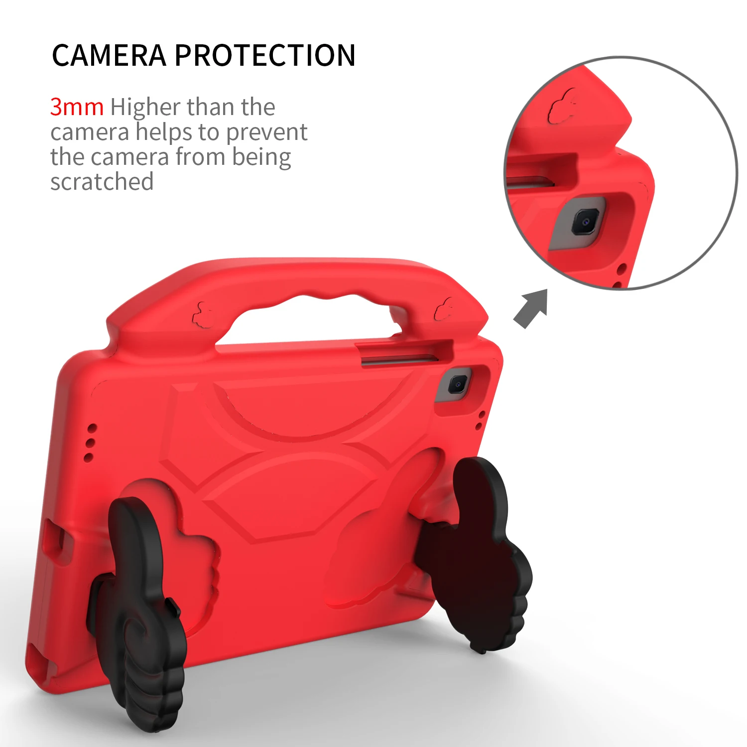 crianças eva segura lidar com caso para lenovo tab hd plus capa