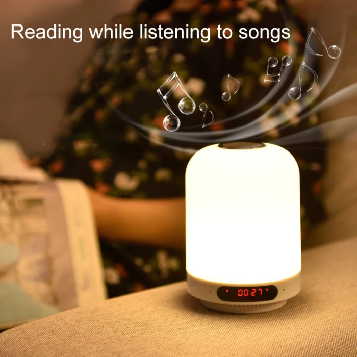 Многофункциональный Bluetooth динамик fm-радио зарядка прикроватная ночник поддержка AUX EM88