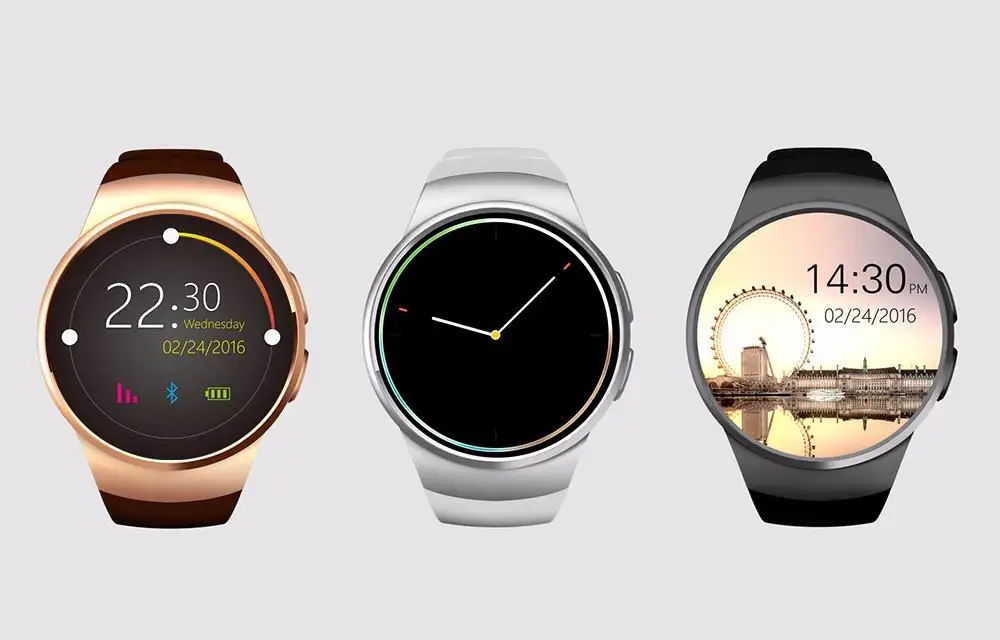 KW18 Bluetooth Смарт часы полный экран Поддержка SIM TF карты Smartwatch телефон сердечного ритма для Android IOS Телефон
