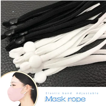 

10Pieces Face Mask Buckle Elastic Band Adjustable Cord Stretch String For DIY Mouth Mask Accessory Sewing Multipurpose