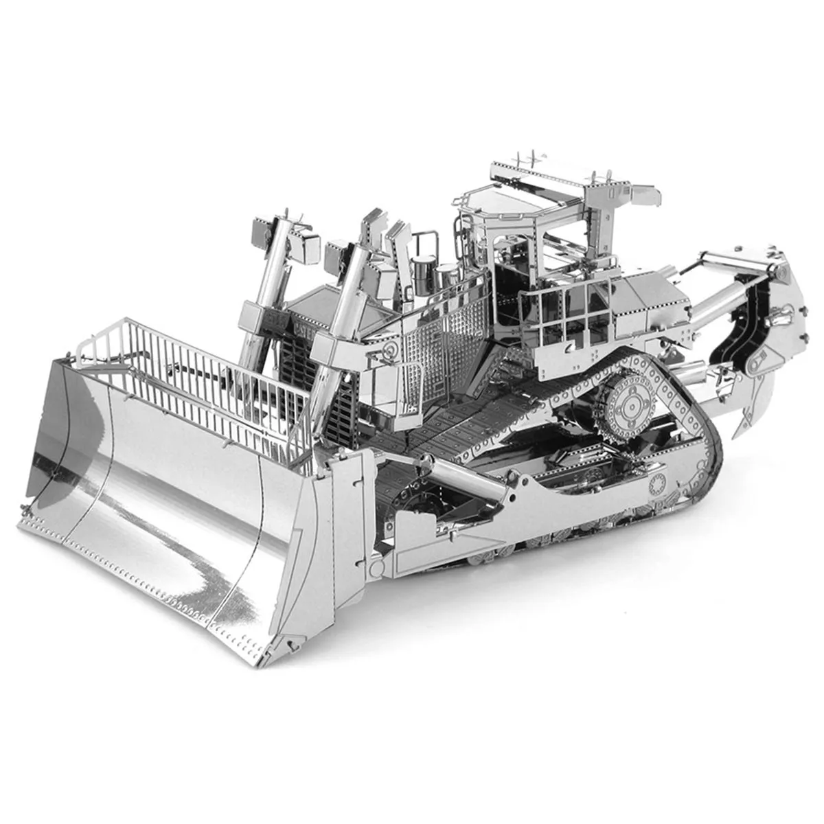 Love Spell 3D All-Metal Stainless Steel Model DIY Toy Educational Puzzle CAT Series Track Dozer