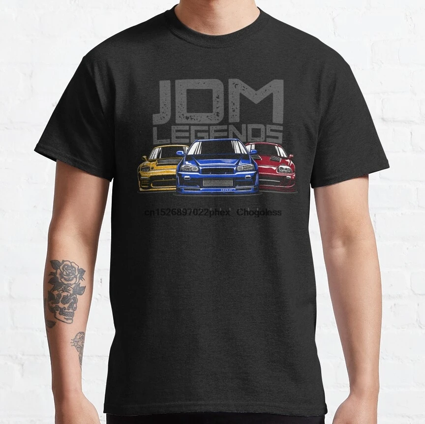Мужские футболки JDM Legend женские и мужские | Мужская одежда