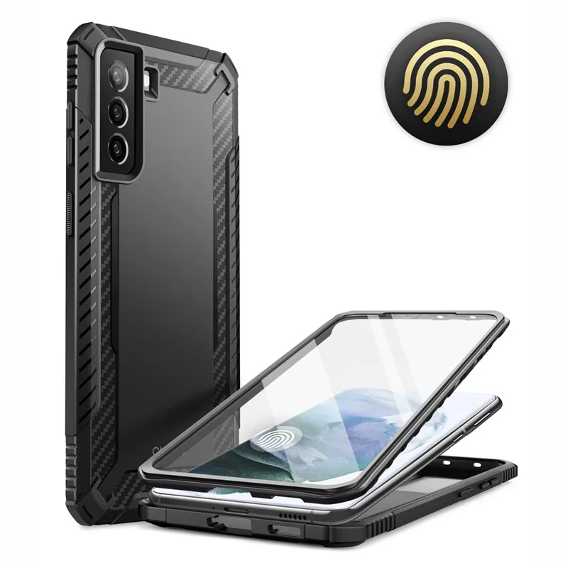 

Clayco For Samsung Galaxy S21 Case 6.2" / S21 Plus Case 6.7" (2021) Xenon Full-Body Rugged Cover WITH Built-in Screen Protector