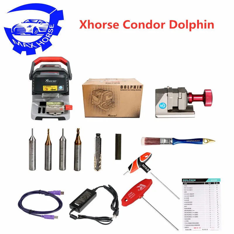 Устройство для резки ключей Xhorse Dolphin XP005 V1.4.2 работает с телефоном через Bluetooth |