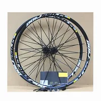 Paire de roues à roulement scellé pour VTT, roues de 26 pouces, jante à verrouillage central à six trous, 27.5 29 2