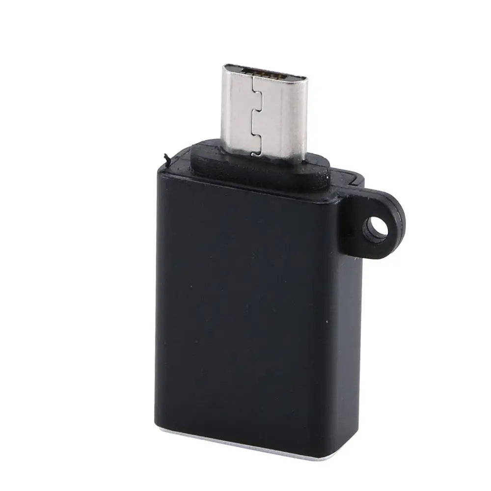 Черный USB 3,0 Женский микро кабель адаптер Портативный зарядный USB конвертер Портативный USB 3,0 Женский микро адаптер - Цвет: Черный