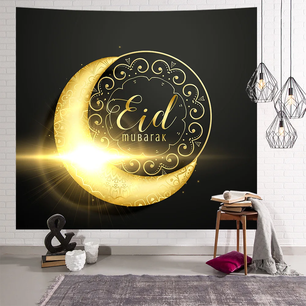Декорированные гобелены Eid Mubarak/скатерть наволочка мусульманская модель товары