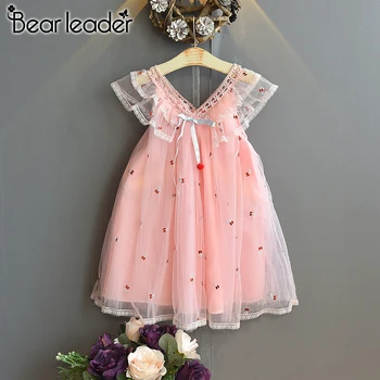 

Bear Leader Girls Princess Dresses 2020 New Fashion Kids Party Costumes Girl Elegant Vestidos Embriodery Baby Kids Clothing 2 6Y