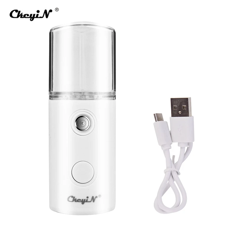 USB Charging Face Moisture Sprayer Humidifier Nano Atomization Mist Hydrating Vapor Facial with Large Capacity Water with Box