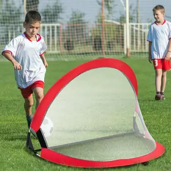 

1Pcs Portable Folding Soccer Goal Soccer Net Outdoor Mini Soccer Goal Kids Soccer Door Set Mini Soccer Portable Training Door