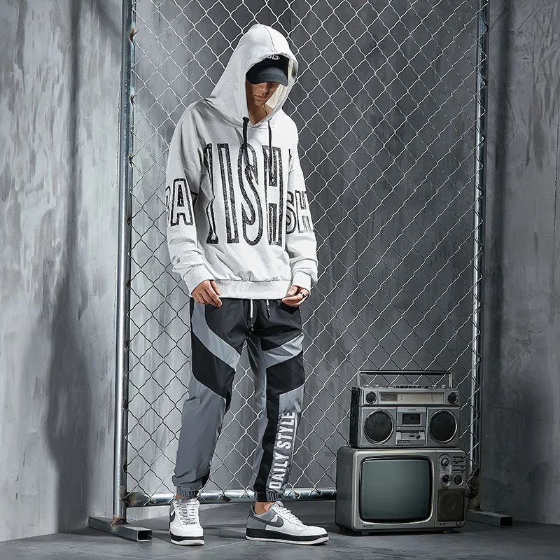 Buy Hoodies Sweatshirt Pant Set Men Full Man Tracksuit Hip Hop Brand Sweatsuit Men Track Suit Full Jogger Set Sport Wear Clothes Men