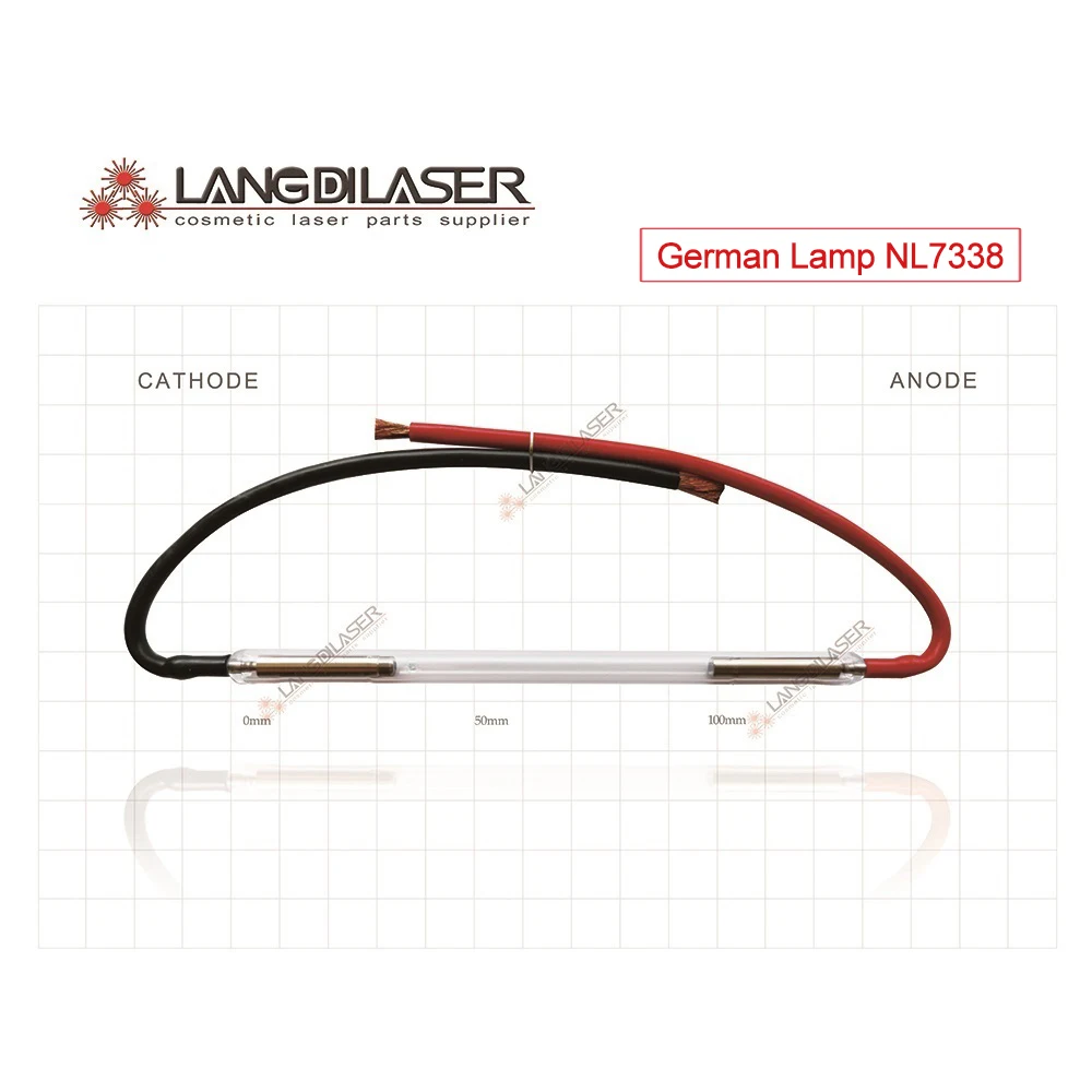 NL7338 -IPL-Flash-Lamp-German-Heraeus-Lamp 7*65*130F - Germany IPL Xenon Lamp - IPL Lampe Made In UK