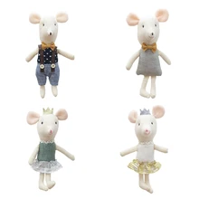birthday gift for 7 year girl Little Mouse Plush dolls Stuffed Animal Cartoon Kids Toys for Girls Baby Birthday Christmas Gift