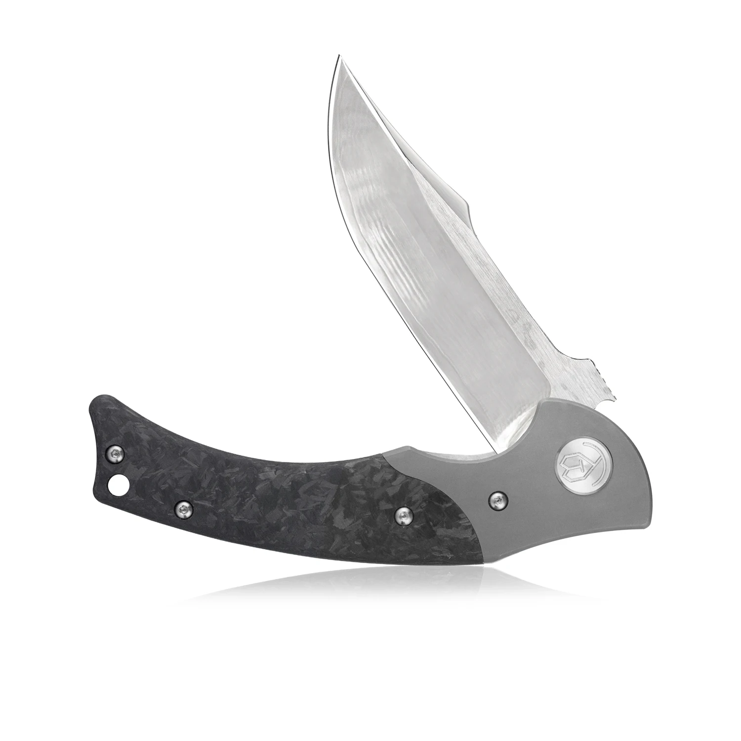 Kubey DM902 складной нож с ручкой из титанового сплава