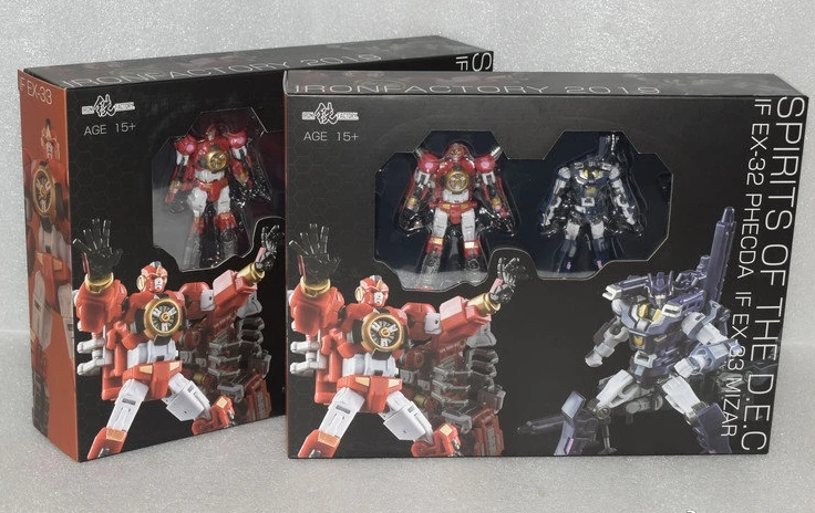 New Iron Factory Transformation Toy IF EX-32 Phecda EX-33 Mizar