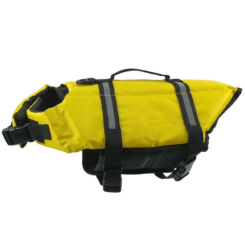 Летний спасательный жилет для собаки Светоотражающая Одежда для собак спасательный жилет для домашних животных купальный костюм для собак щенков Французский Бульдог-Мопс купальники - Цвет: Yellow