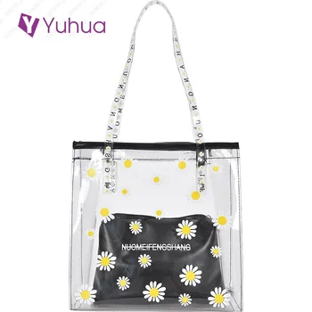 

2020 new fashion handbags, simple messenger woman bag, vintage transparent shoulder bag, trend korean version women bags.