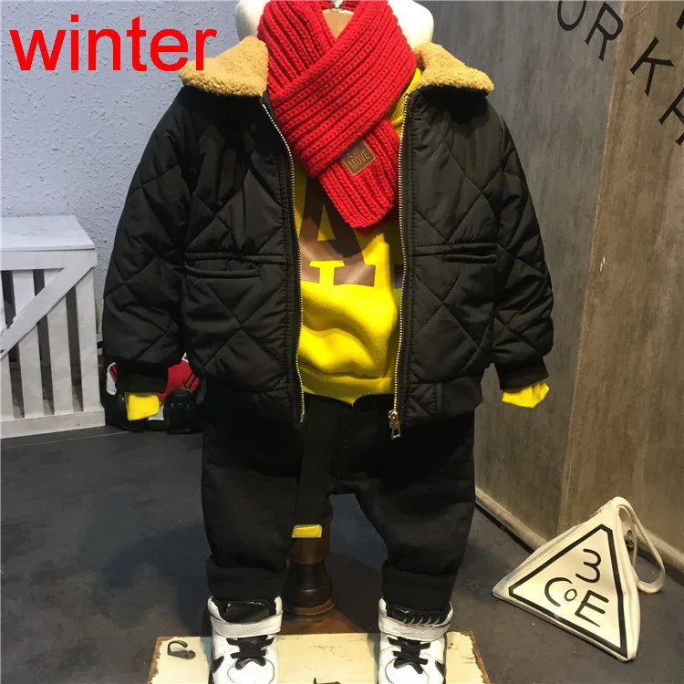 winter Baby Boy Clothes Set Children Clothing Sets Baby Boys Thicken