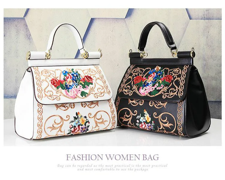 Женская сумка, сумка с вышивкой, милая Дамская Геометрическая элегантная дизайнерская сумка, известный бренд Bolso, дамская сумка, сумки из искусственной кожи