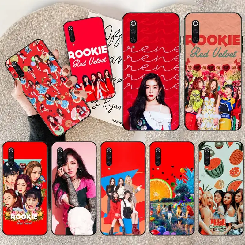CUTEWANAN KPOP красный бархатный новый черный чехол для сотового телефона Xiaomi Mi9 9SE 8SE