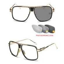New Design Fashion Square Progressive Multi-focus Reading Glasses Transition Sunglasses Photochromic Reading Glasses FML