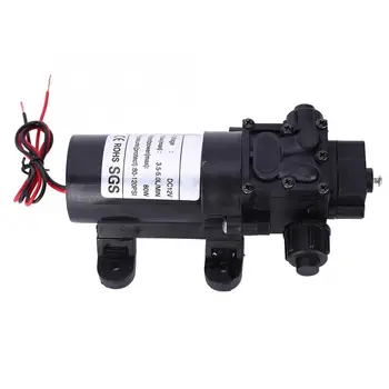 

Water Pump Backflow Diaphragm Pump Mini Self-Priming G1/2 DC12V FL3210H-80W 10mm Right Water Outlet