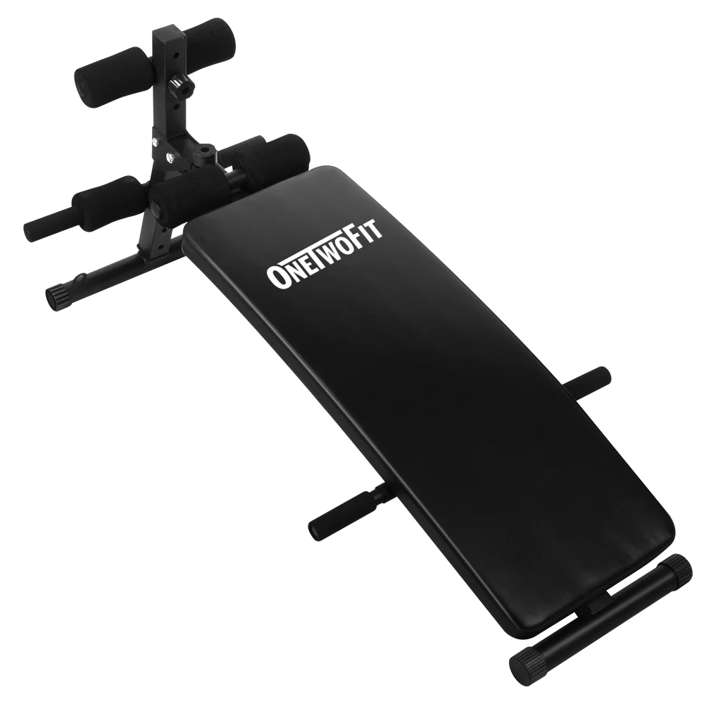 

OneTwoFit Multifunction Sit-up Bench Fitness Equipment Exercise Trainer Steel Frame Abdominal Fitness Bench Indoor Gym Home