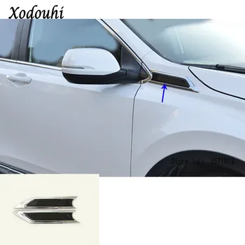 

Car External Front Machine Side Fender Vents Air Outlet ABS Chrome 2pcs Auto Accessorie For Honda CRV CR-V 2017 2018 2019 2020
