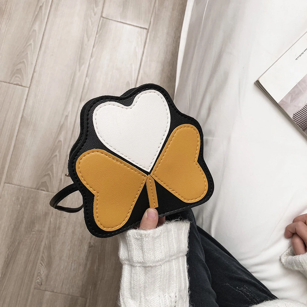 2019 Girl Backpacks Coin Purse Handbag Children Wallet Small Kids Shoulder Handbag Crossbody Purse Money Baby Heart Bags 823