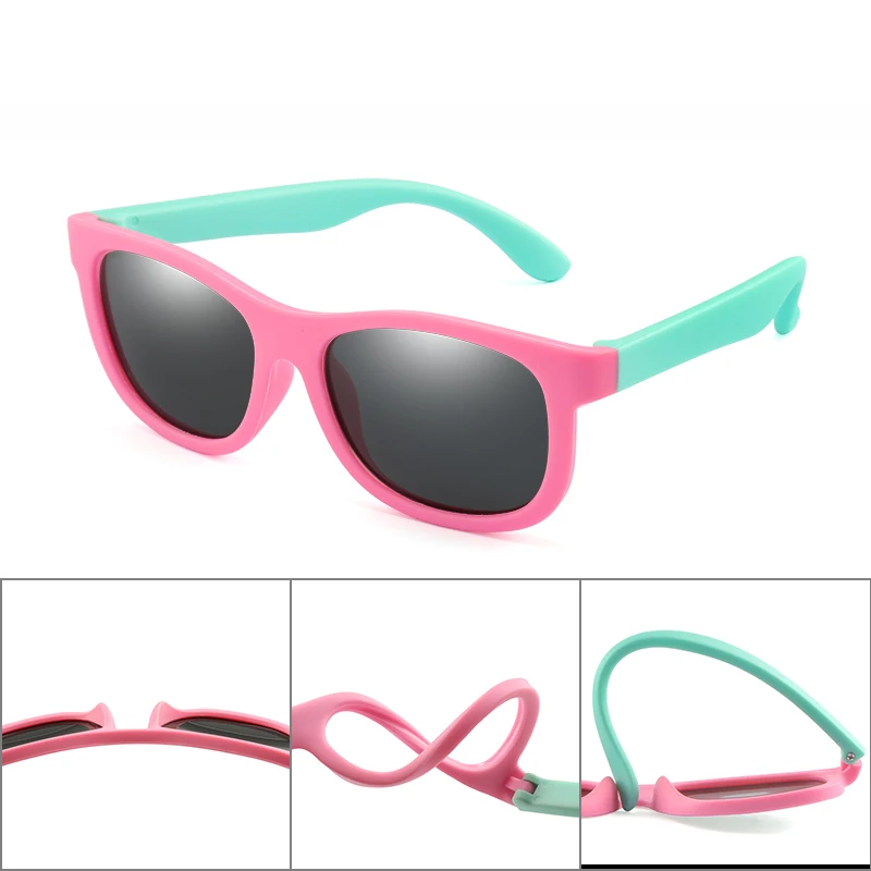 Gafas de sol polarizadas para niños y niñas, lentes de sol de TR90, de Polaroid|Gafas de sol de niña| - AliExpress