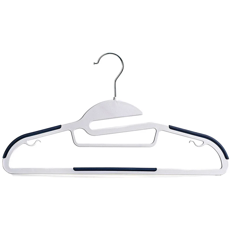 Wet And Dry Dual Purpose Anti-slip Clothes Hanger Multi-functional Homepower Clothes Rack Clothing Store Plastic Cloth Rack Seem