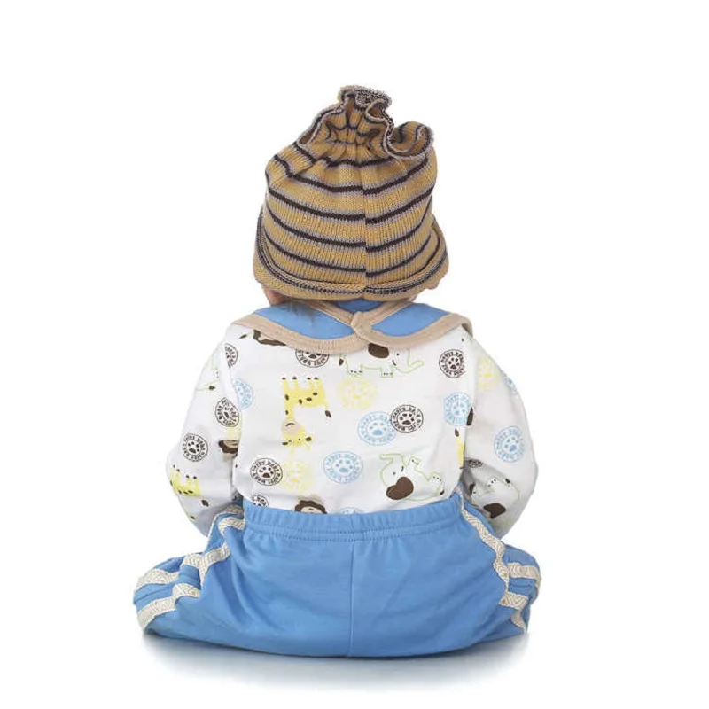 Полностью Силиконовое тело bebe reborn 22 дюйма куклы baby boy живые реалистичные
