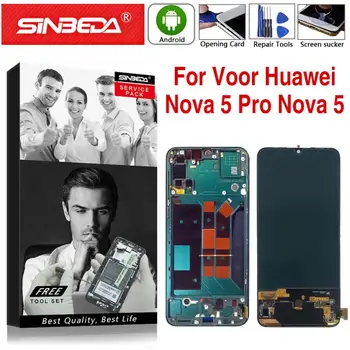 

LCD 6.0 "Original untuk Huawei Nova 5 Pro / Nova 5 LCD Display Digitizer Assembly SEA-AL10 SEA-TL10 LCD Display Screen Touch Pen