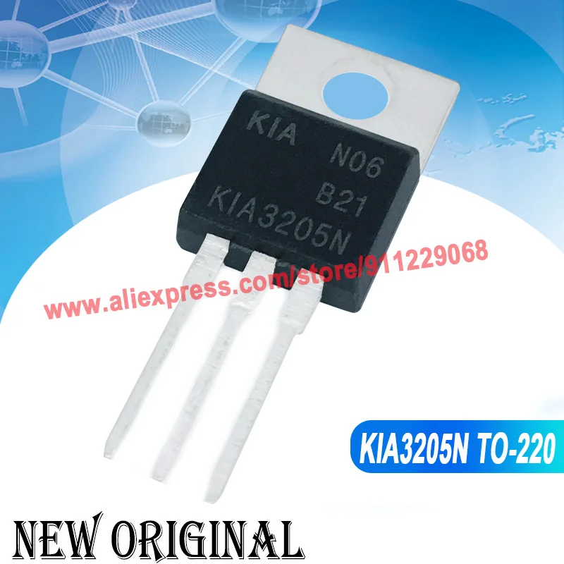 (5piece) KIA3205N TO-220 55V 110A / MXP4004BTS 500V 9A T410-600T 600V 4A IXTP20N65X2 650V 20A | Электронные компоненты и