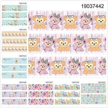 

Winsome 50 Yards 16mm-75mm Cute Cartoon Serise Pattern Ribbon Colorful Printed Grosgrain ,FOE Ribbon
