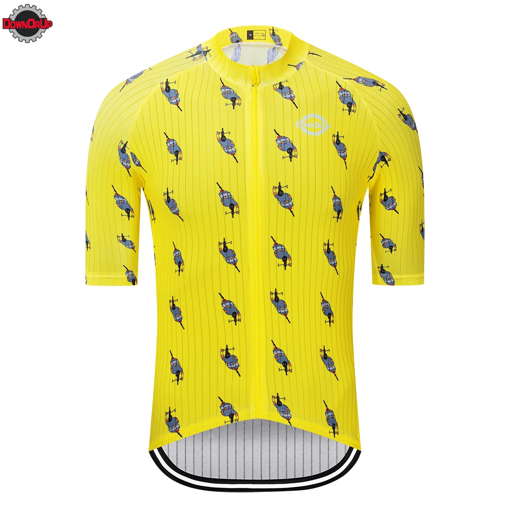 Трикотажная одежда для велоспорта mtb желтая 2020|Майки велоспорта| |