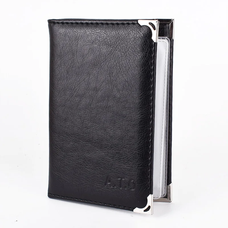 Passport Holder Auto Driver License Documents PU Leather