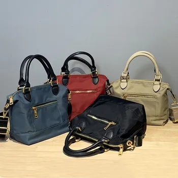 

New Fashion Women Oxfords Handbags High Quality Shoulder Bags Female Large Capacity Messenger Waterproof Nylon Crossbody Bags