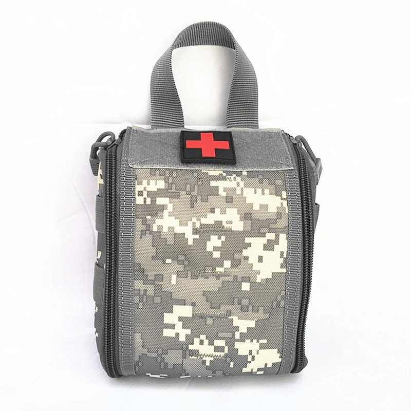 acu Camouflage Нейлоновая медицинская сумка, аптечки для первой помощи, сумка для медицинских аксессуаров, сумка для охоты, туризма, выживания, модульная Сумка-медик - Цвет: acu Camouflage
