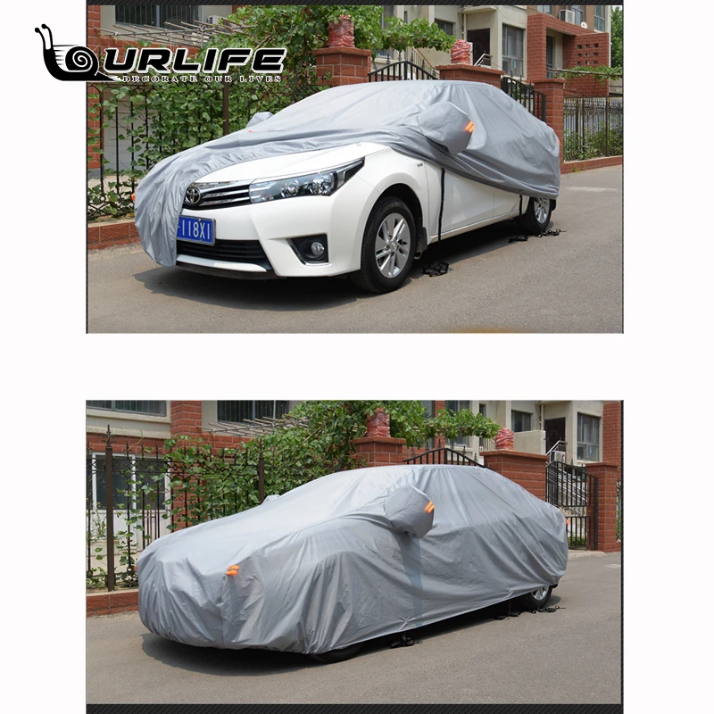 For Toyota Yaris Outdoor Protection Full Car Covers Snow Cover Sunshade  Waterproof Dustproof Exterior Car accessories - AliExpress