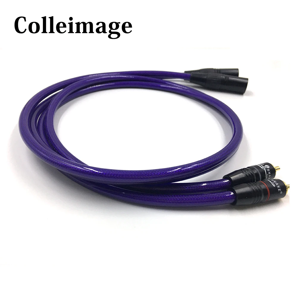 Colleimage пара HIFI VDH RCA к XLR аудио кабель 3 Pin 2 2RCA 0 75 м 1 5 м|Кабели VGA| |
