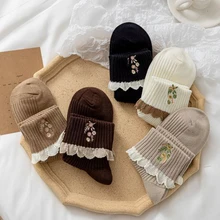 

Wicking Sweat Winter Cotton Socks Simple Small Fresh Japanese Style Sports Tide Socks Breathable Casual Wild Tube Socks