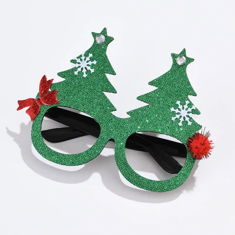 

Funny Chrismas Glasses Women Antlers Snowman Snowflake Christmas Tree Santa Eyeglasses Holiday Party Style Dress Up Eyewears Men