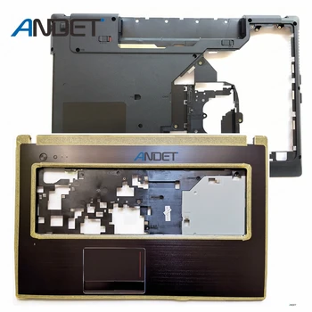شراءجديد الأصلي لينوفو G770 G780 Palmrest لوحة المفاتيح الحافة العليا لوحة اللمس قاعدة أسفل الغطاء السفلي AM0H4000100