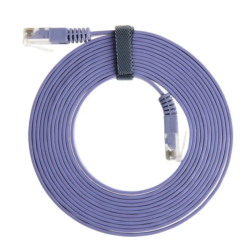 Много Cat6e RJ45 ультратонкий плоский Ethernet сетевой кабель LAN патч Интернет 1 до 30 м DXAB