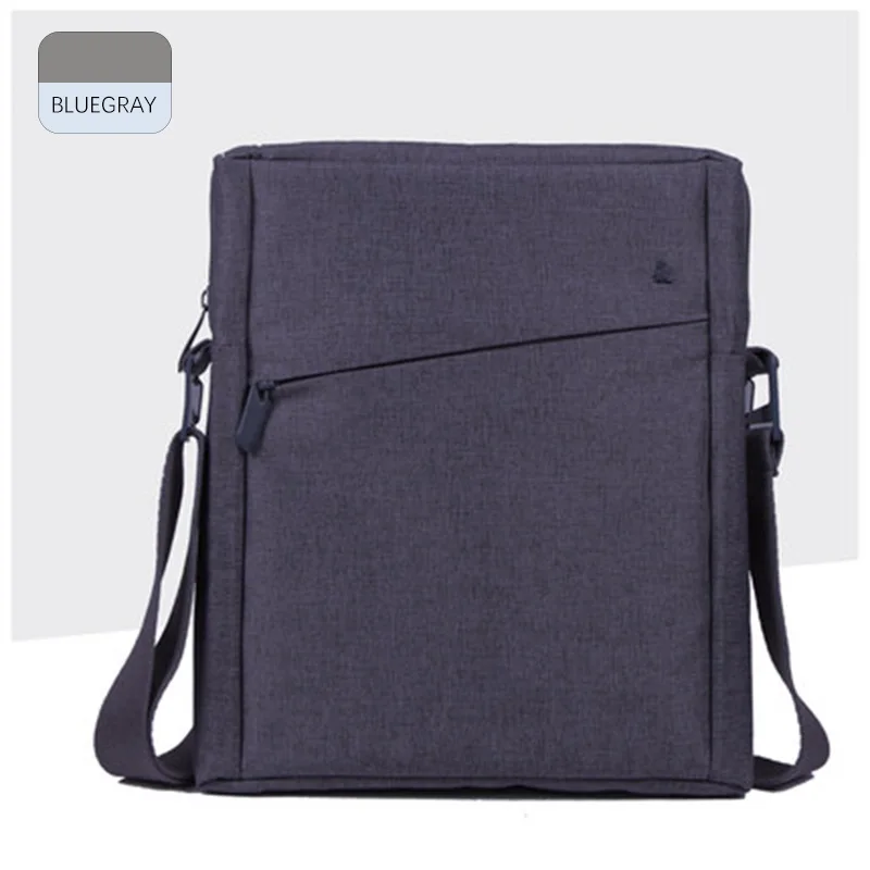 Blue Gray CAI 32 см мужская сумка-мессенджер сумка для ноутбука Портфель для iPad планшета сумка для школы Офисные сумки Кроссбоди слинг тоут - Цвет: Blue Gray