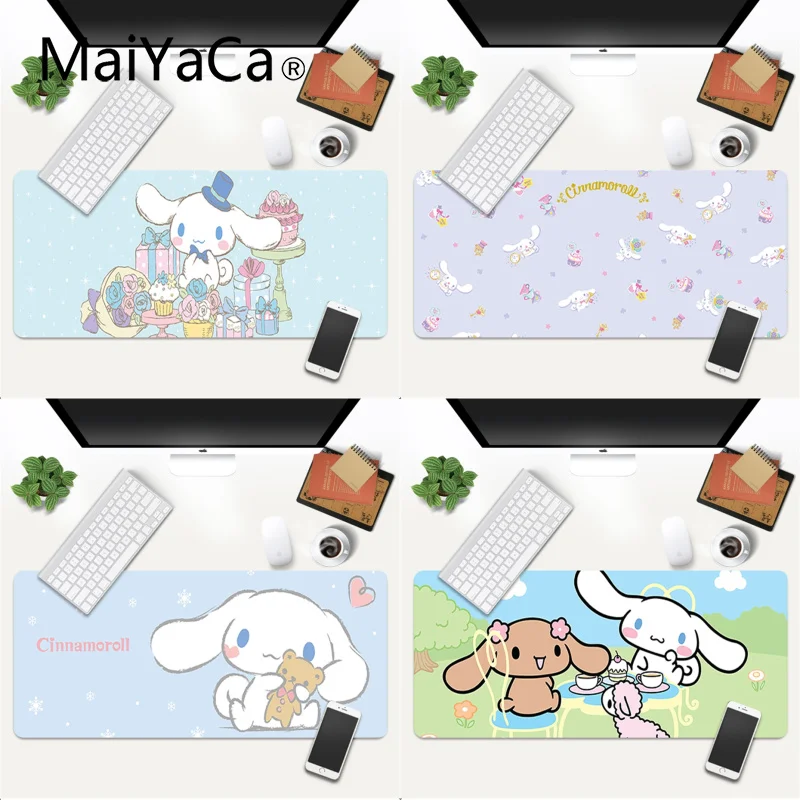 

Cute Cinnamoroll Rubber Mouse Durable Desktop MousepadÂ Gaming Mouse Pad Large Deak Mat 700x300mm for overwatch/cs go